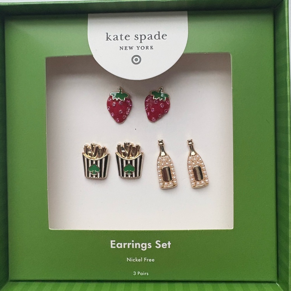 Kate Spade x Target Earrings Set NWT